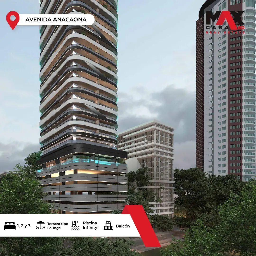 ✨ Moon Tower | Av. Anacaona – Lujo, altura y exclusividad en una sola dirección ✨