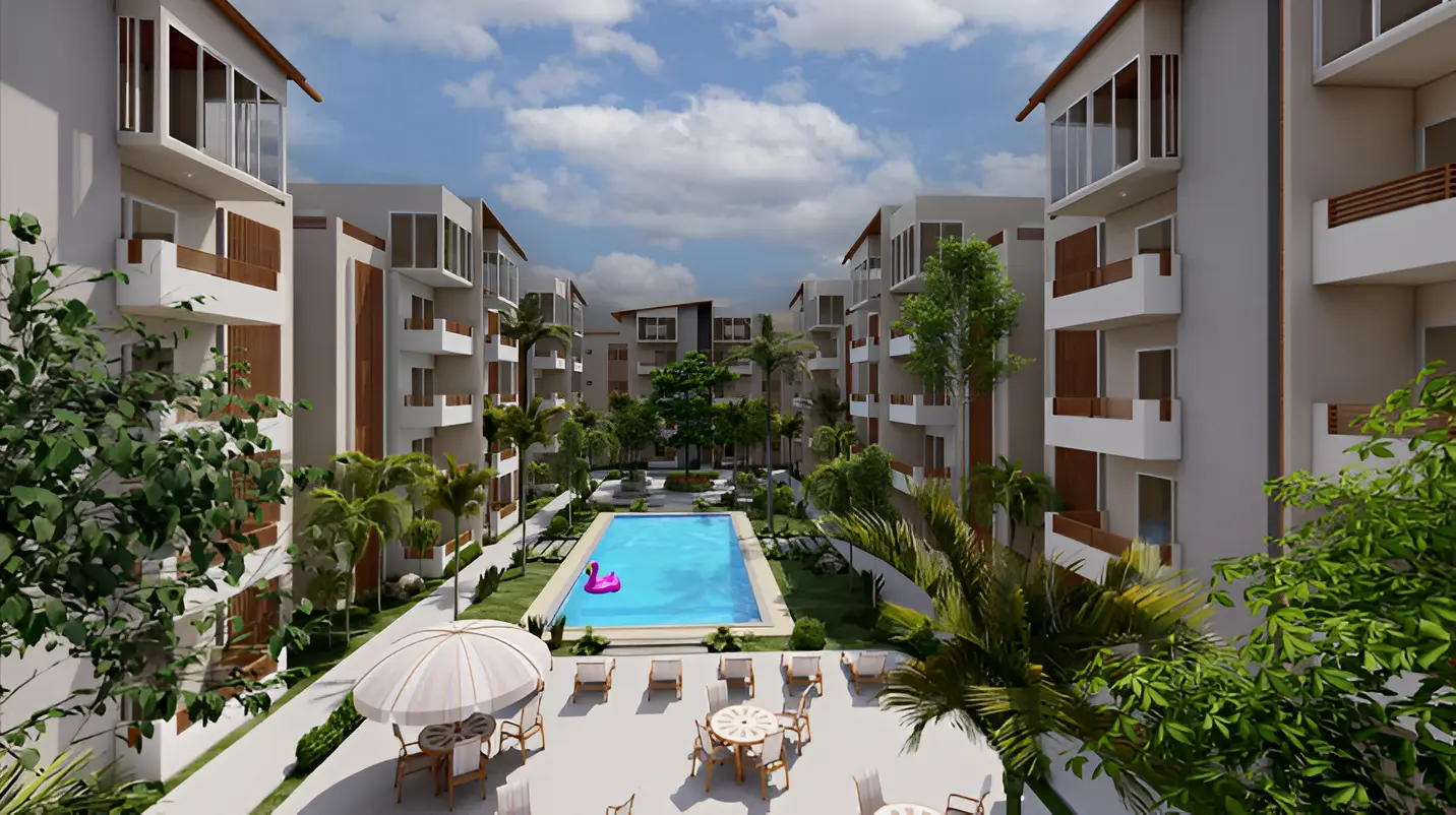 🌴 Vive Todo el Año Como en un Resort en Boca Chica – Apartamentos Exclusivos