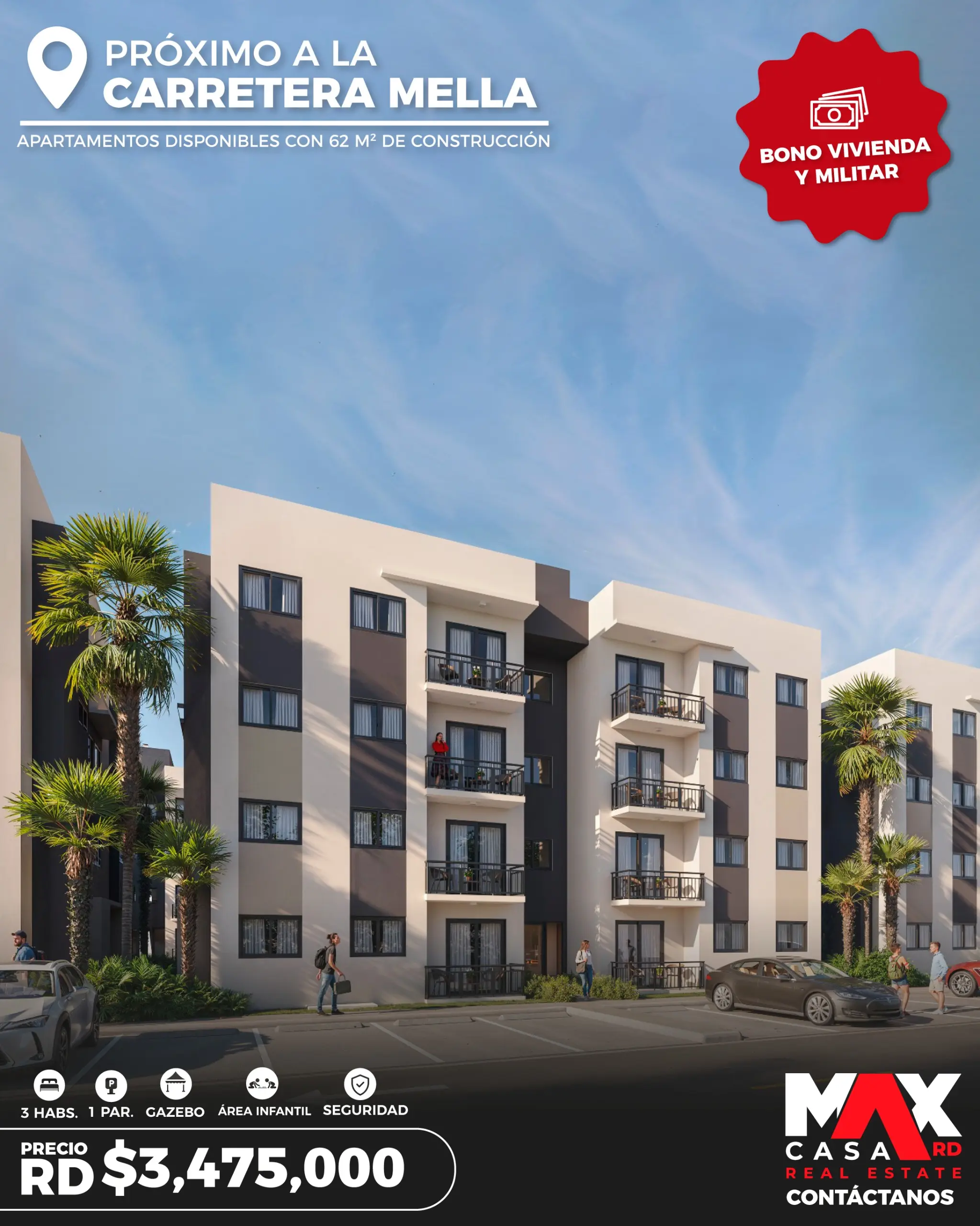 Proyecto de Apartamento En Santo Domingo Este, Próximo a la Carretera Mella.