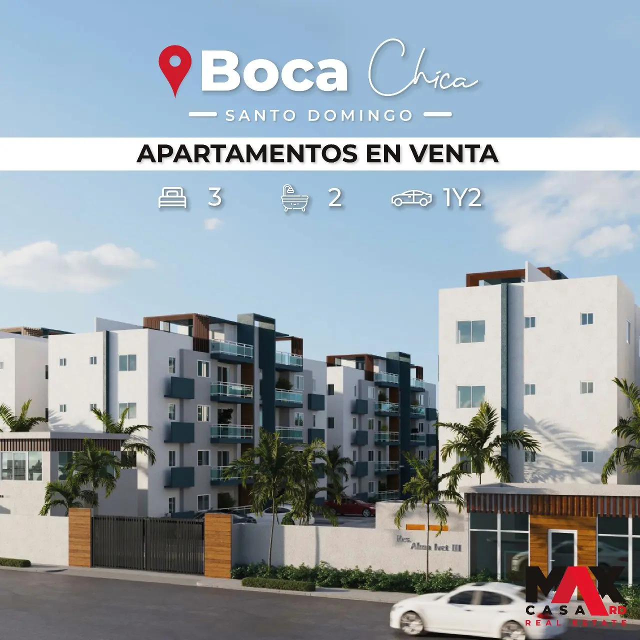 HERMOSO PROYECTO DE APARTAMENTOS UBICADOS EN BOCA CHICA 🌴