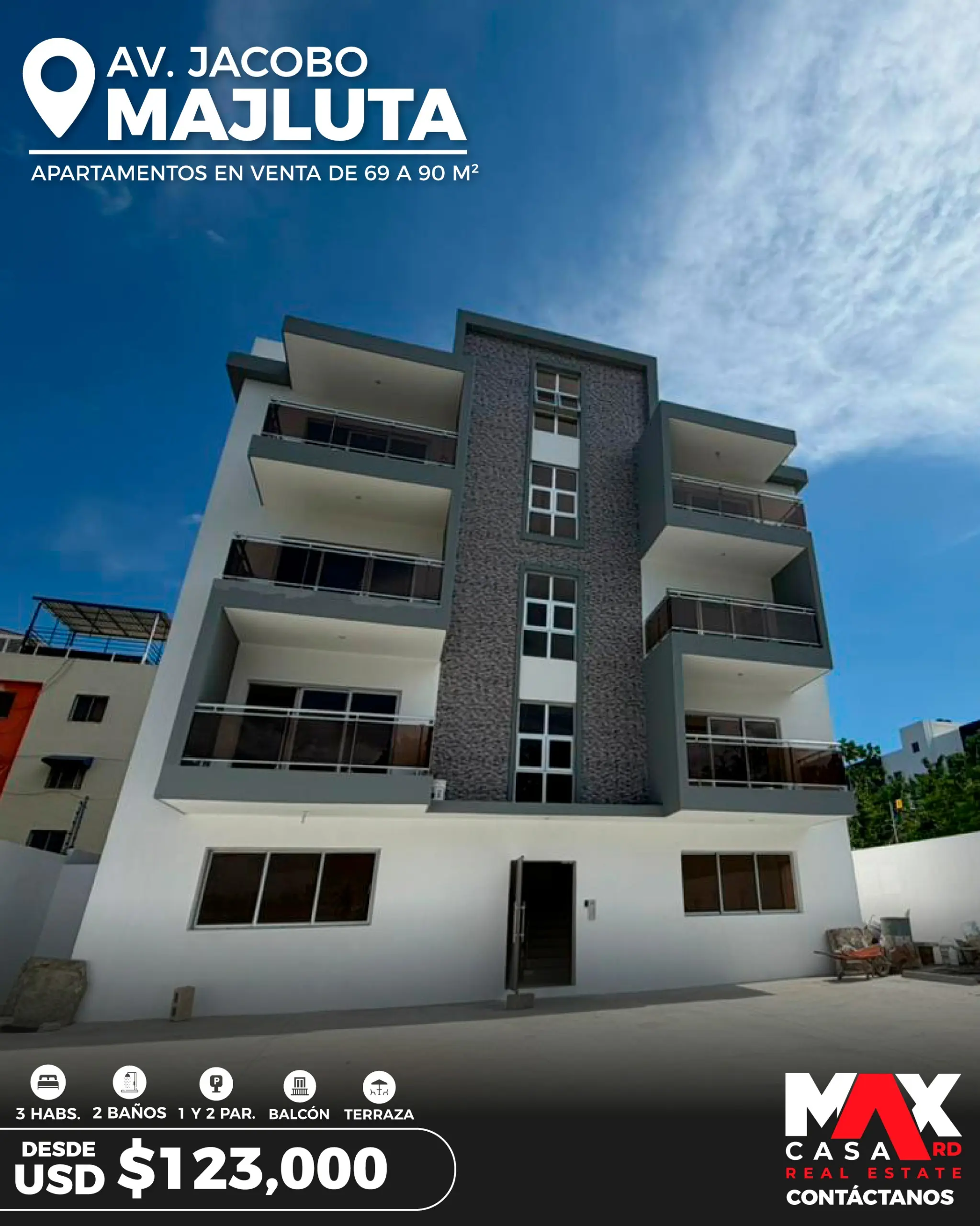 🏡 Proyecto residencial en Jacobo Majluta – Amplios y modernos apartamentos