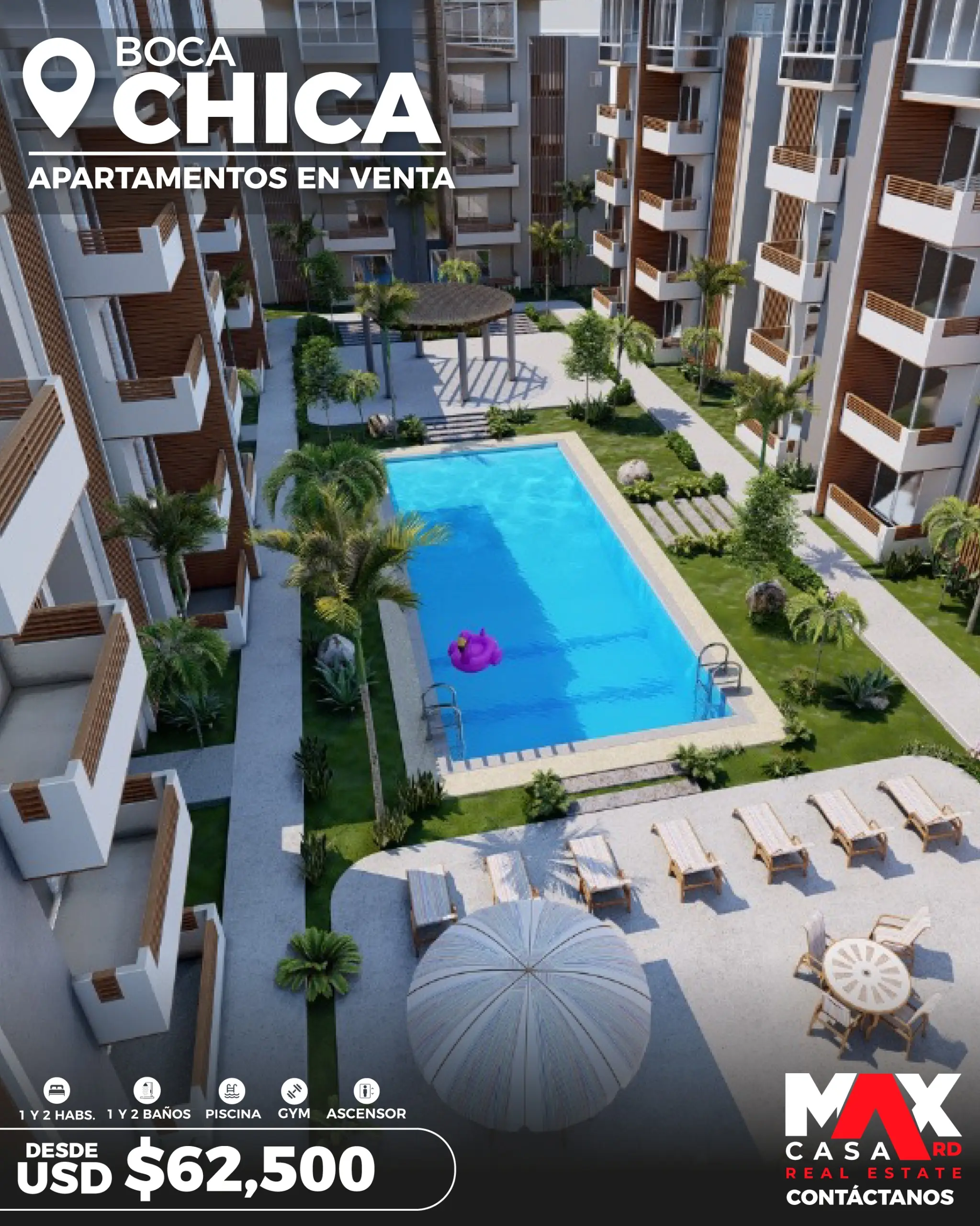 🌴 Vive Todo el Año Como en un Resort en Boca Chica – Apartamentos Exclusivos