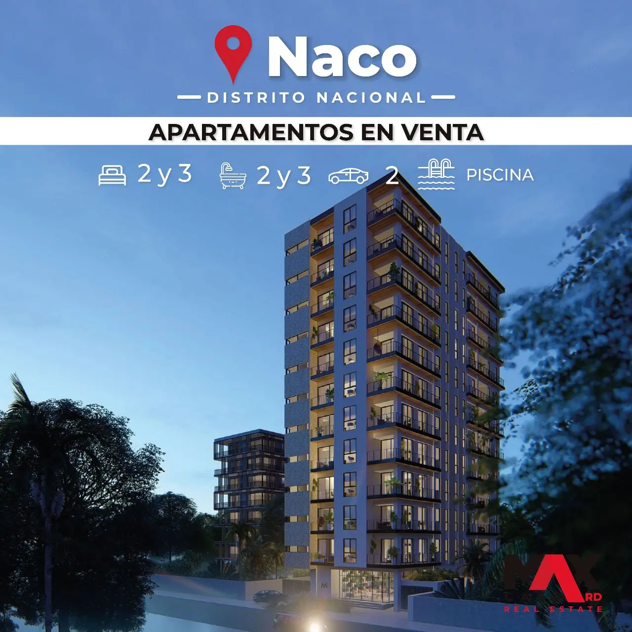 🏙️ Torre M – Exclusividad y Alto Nivel Residencial en Naco
