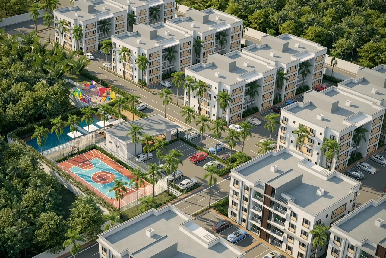 Green Residences I – Apartamentos en Ciudad Juan Bosch con Piscina