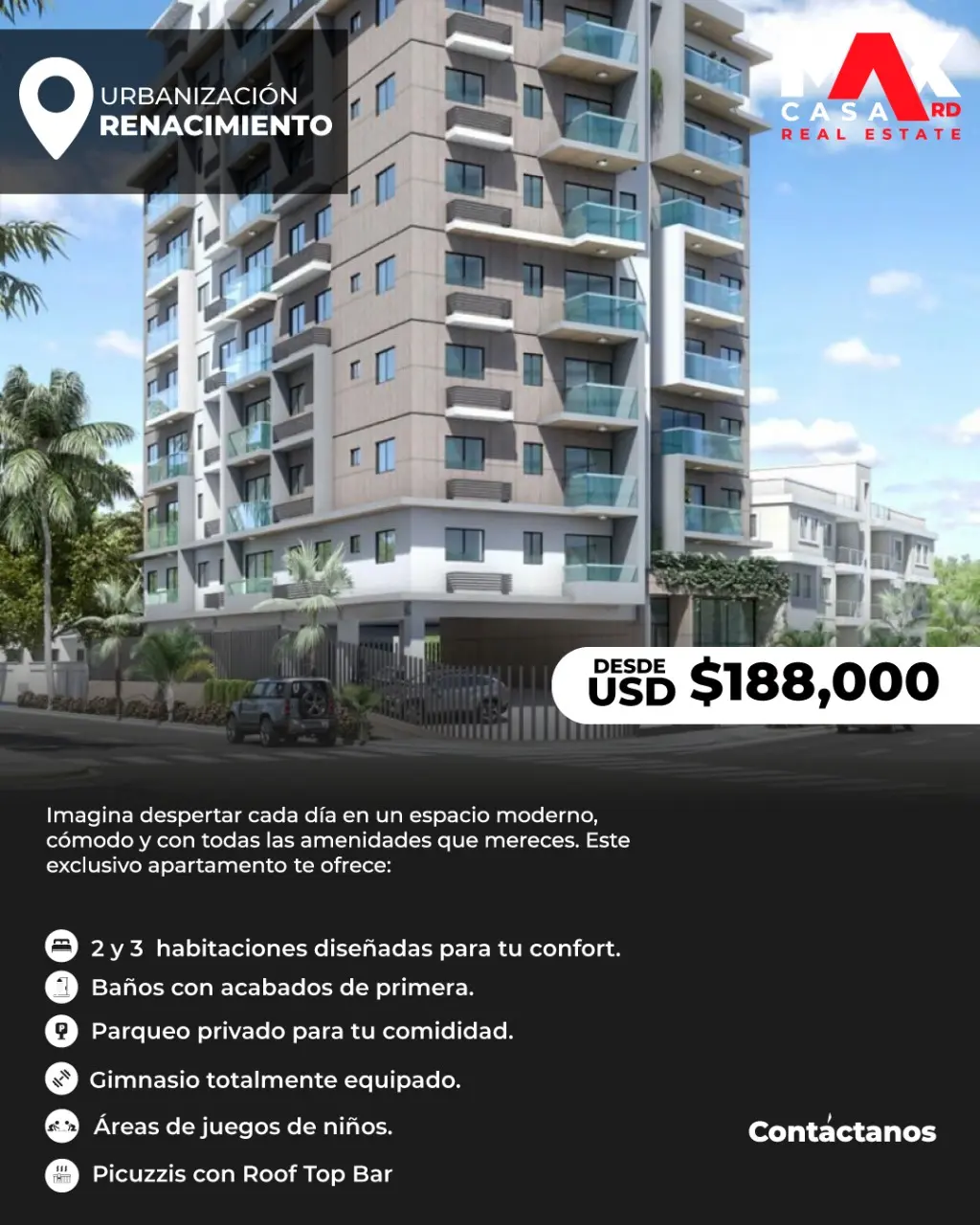 🏡 Torre Exclusiva en Renacimiento con Roof Top y Gimnasio