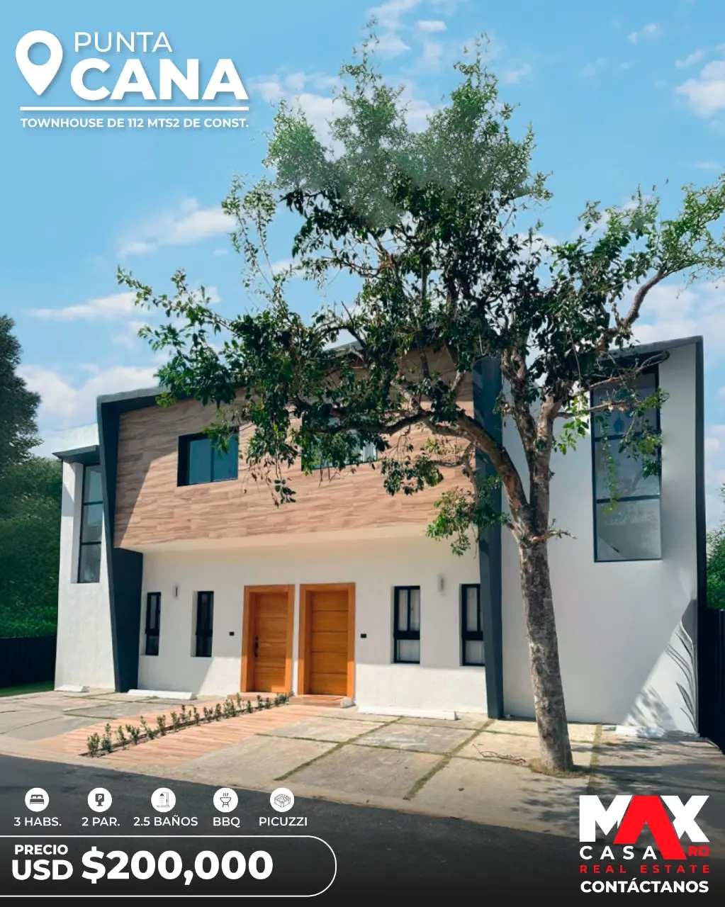 🏡 SUN HOUSE I – Villas en Punta Cana desde US$175,000 | Listas para Entrega