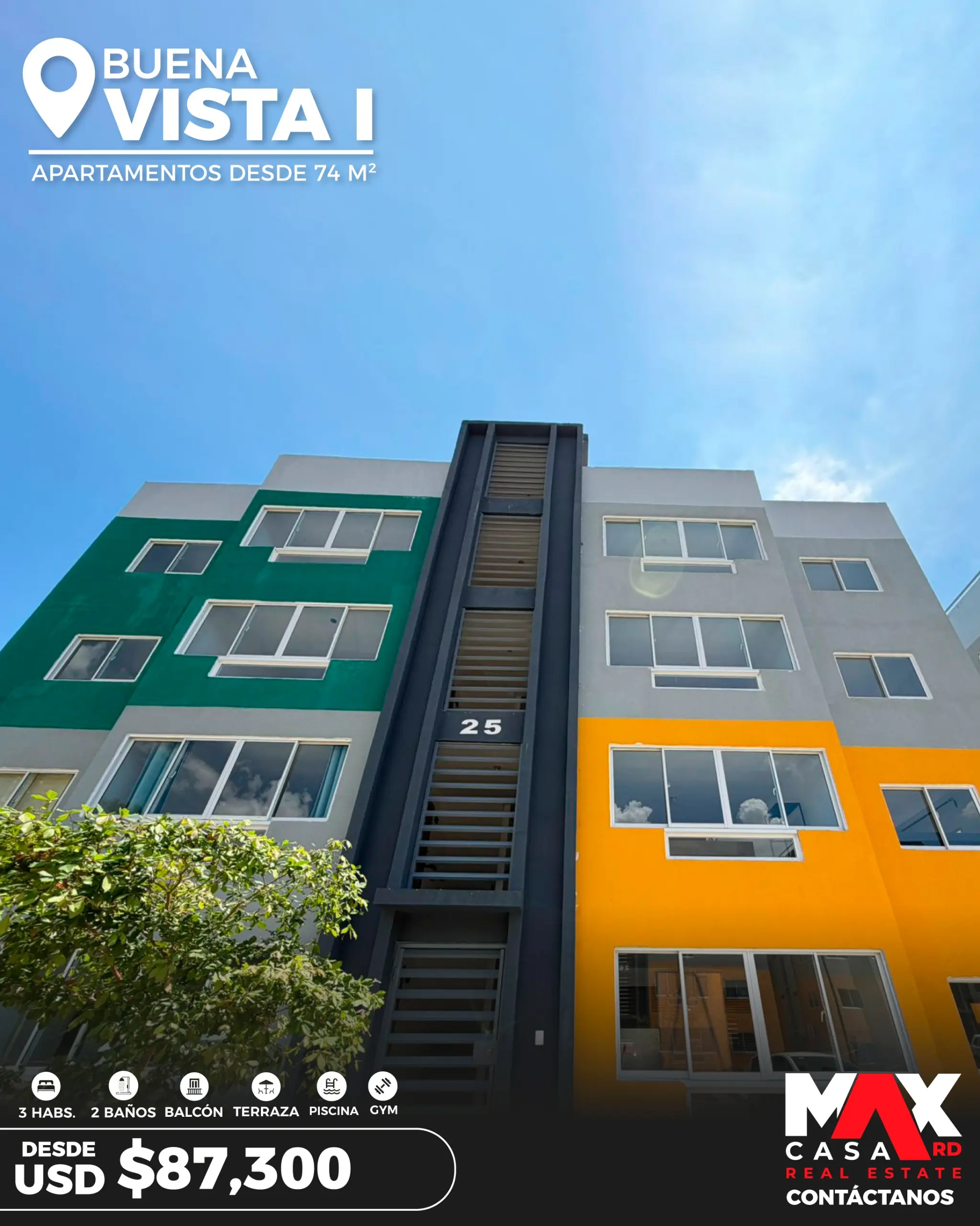 PROYECTO DE APARTAMENTOS UBICADO EN BUENA VISTA I, SANTO DOMINGO NORTE