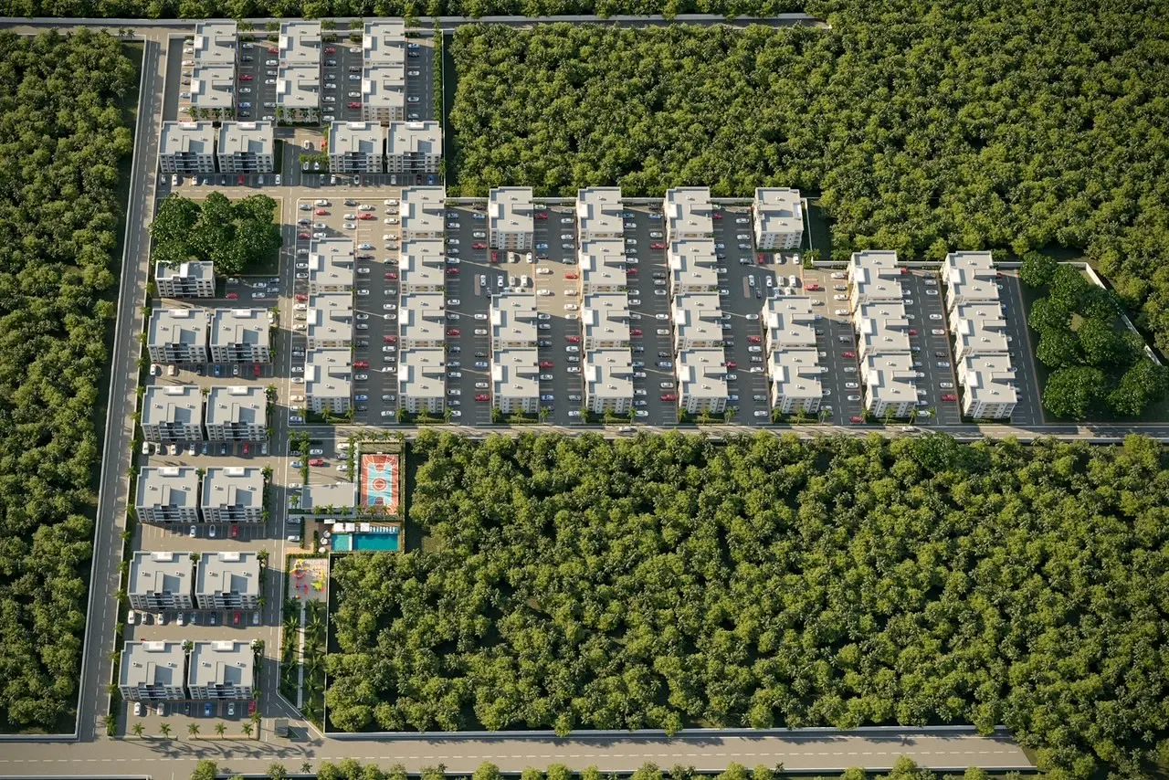 Green Residences I – Apartamentos en Ciudad Juan Bosch con Piscina